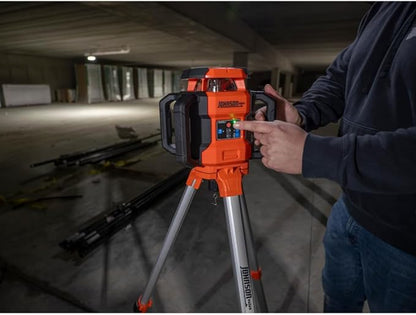 Johnson Level & Tool JRT300-RDHV-S Self-Leveling Red Dual Slope Rotary Laser - Image 6