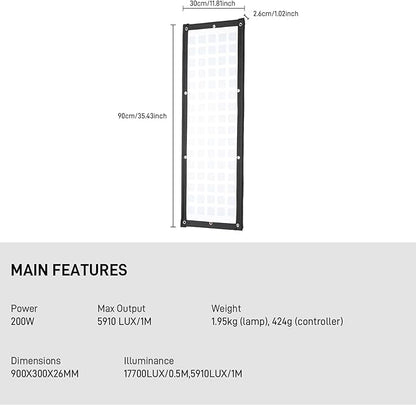 GVM Z200B Flexible LED Light Panel - Image 9