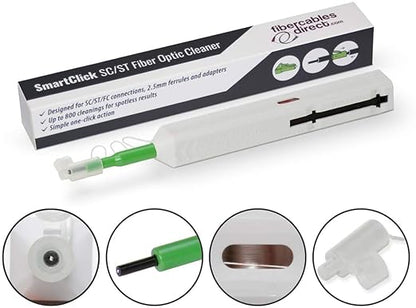 FCD SC Fiber Cleaner Pen | Quick Click Contact Cleaning Pens | 2.5mm Ferrule - Image 2