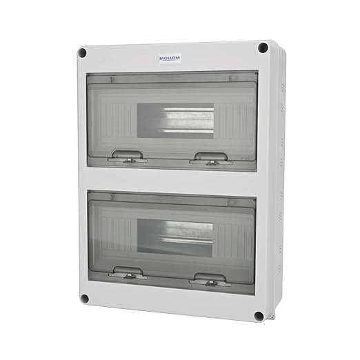 MOLLOM 24 Way Circuit Breaker MCB Distribution Protection Box by MOLLOM
