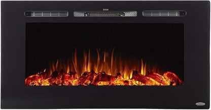Touchstone Smart Electric Fireplace-The Sideline 40" Wide-in Wall Recessed - Image 2