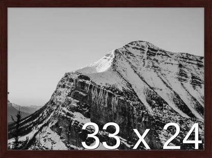 Frame It Easy 33 x 24 Merlot Wood Frame by FrameItEasy