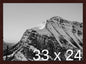 Frame It Easy 33 x 24 Merlot Wood Frame by FrameItEasy