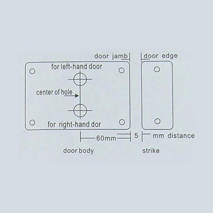 AMOCAM Electric Electronic Door Lock 6pcs Computerized Doted Keys DC 12V - Image 8