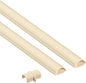 D-Line 31.4in TV Cord Hider, Patented Half Round Cable Cover, Hide Wall Mount by D-LineUSAinc