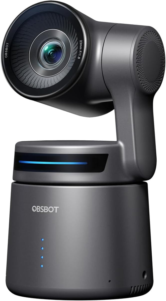 OBSBOT Tail Air NDI Streaming Camera 4K, AI Tracking PTZ Camera by OBSBOT