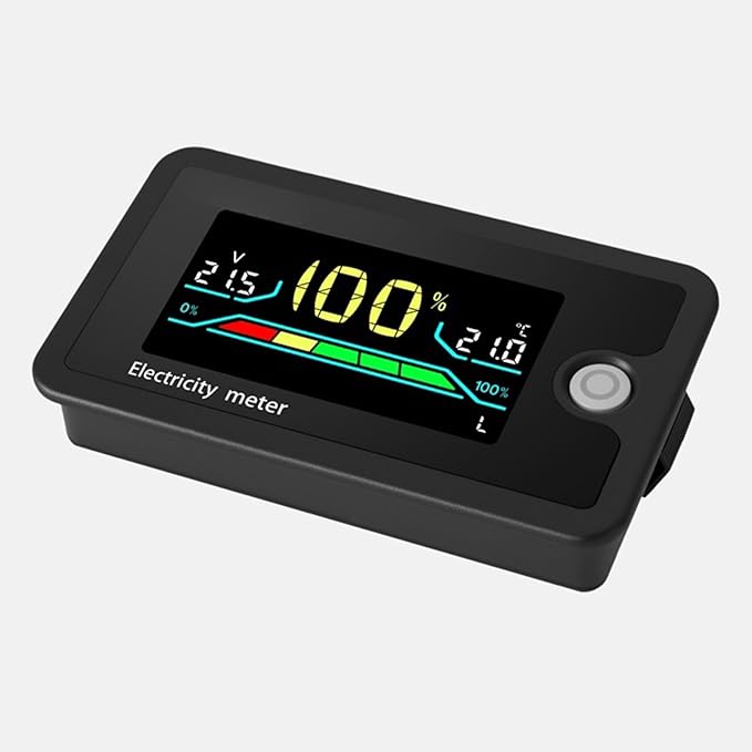 RSHuiOUXX DC8-100V Electricity Meter Digital LCD Display Car Battery Charging - Image 9