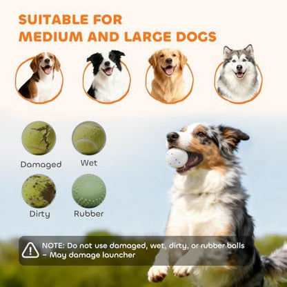 pawhut automatic dog ball launcher remote control for on a desk or shelf
