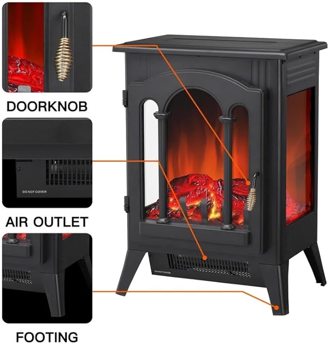 Electric Fireplace Stove Heater - Image 5