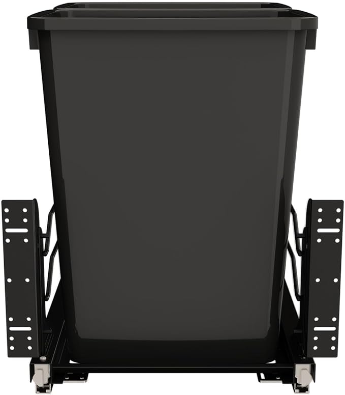 Rev-A-Shelf 35 Qt Double Pullout Under Cabinet Kitchen Trash Cans w/Soft-Close - Image 4