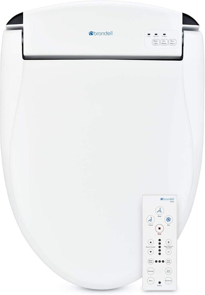 Brondell Swash SE600 Bidet Toilet Seat, Fits Elongated Toilets, Warm Air Dryer by Brondell