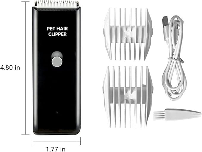 Dog Clippers, Quiet Washable USB Rechargeable Cordless Dog Grooming Kit - Image 2