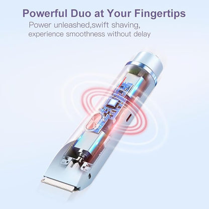 Bikini Trimmer for Women 2 in 1 Dual Head - Image 4