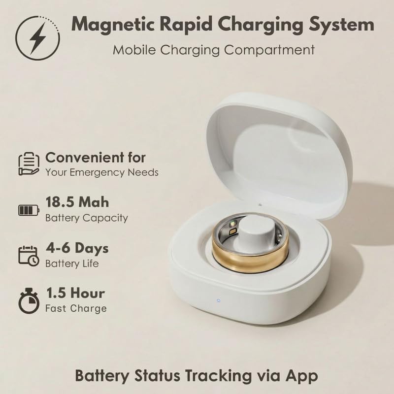 smart ring health tracker 5atm waterproof sport ring, package contents
