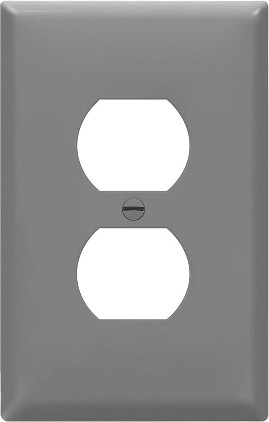 ENERLITES Duplex Receptacle Outlet Wall Plate, Electrical Outlet Cover by Enerlites