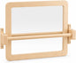 Ogears Montessori Mirror with Bar, Acrylic Baby Mirror with Pull Up Bar | Anti-rotation baby pull up bar, solid wood frame, wall-mounted, 19.7 x 15.8 in, for ages 6-18 months, standing and balance