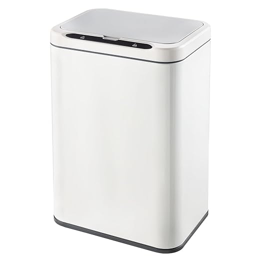 ELPHECO Stainless Steel Office Trash Can Motion Sensor Garbage Can Touchless by ELPHECOUSA