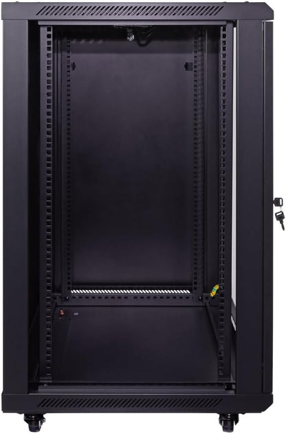 NavePoint 18U Server Cabinet Wall Mount Rack Enclosure - Image 6