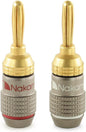 Nakamichi FanLock Excel Series 24k Gold Plated Banana Plugs 10 AWG by Nakamichi