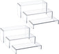 HIIMIEI Acrylic Display Risers, Thickened 5mm Clear Rectangular Risers by HIIMIEI