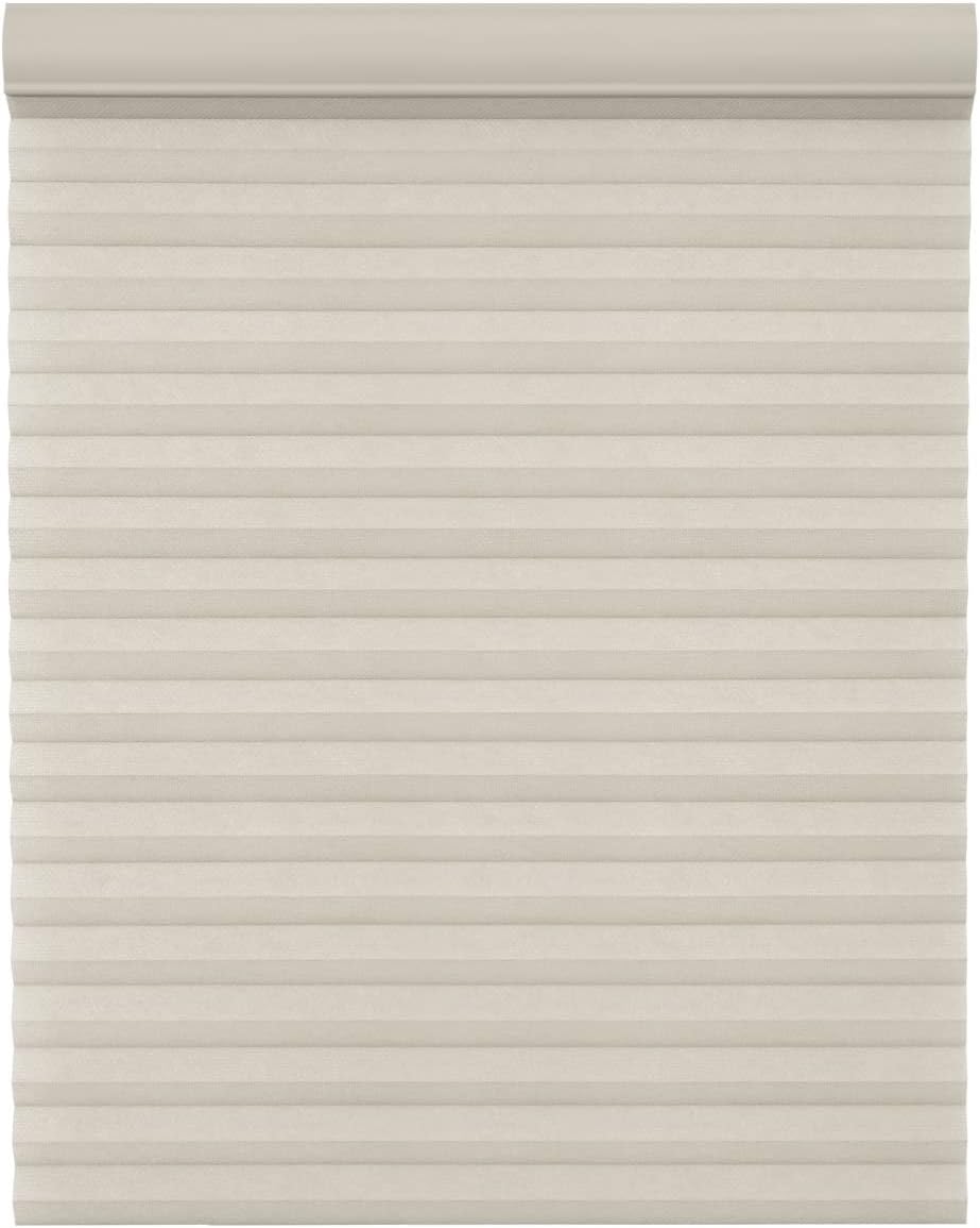 Cordless Top Down Bottom Up Cellular Honeycomb Shades, 66W x 36H, Greige, Sizes 62-72 Wide