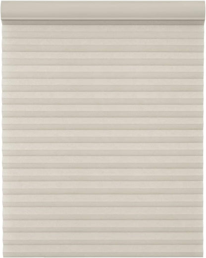Cordless Top Down Bottom Up Cellular Honeycomb Shades, 66W x 36H, Greige, Sizes 62-72 Wide