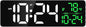 Large LED Digital Wall Clock by DigitalClocks
