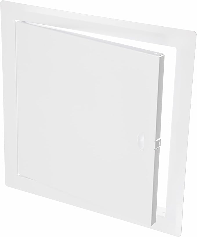 8" x 8" White Metal Access Panel by Unknown