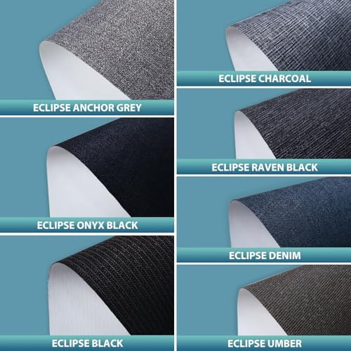 SmartWings 100% Blackout PoE Hard-Wired Roller Shades, Fabric Sample