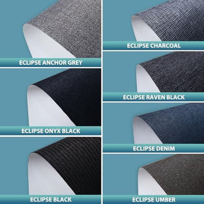 SmartWings 100% Blackout PoE Hard-Wired Roller Shades, Fabric Sample