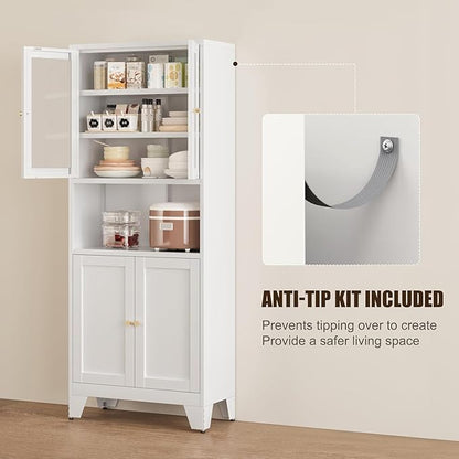 Metal Pantry Storage Cabinet - Image 4