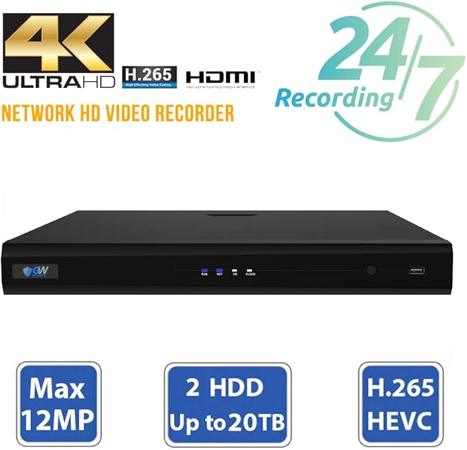 GW Security 32 Channel 8MP UltraHD 4K Audio & Video Motorized Zoom Smart AI - Image 9