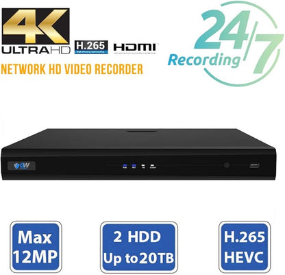 GW Security 32 Channel 8MP UltraHD 4K Audio & Video Motorized Zoom Smart AI - Image 9