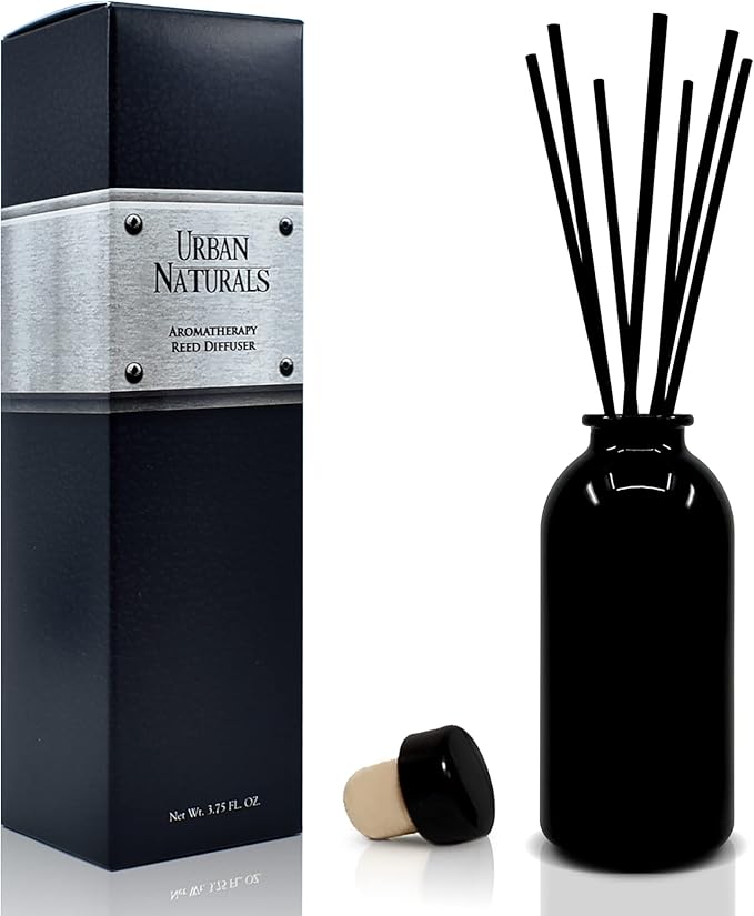 Urban Naturals Lavender Fields Oil Essential Oil Reed Diffuser Set by UrbanNaturals