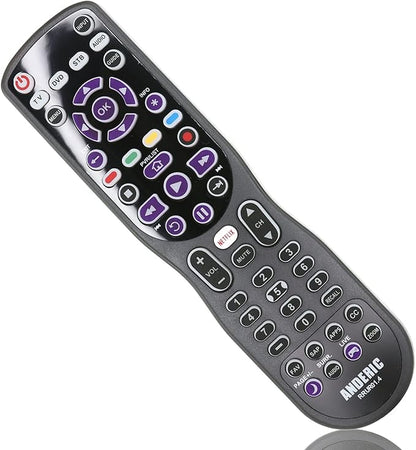 Universal 4-Device Fit for Roku Streaming Player/TV Remote Control by Anderic