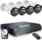 【90-Day Storage & 2-Way Audio】 5MP Outdoor Wired Security Camera System by WEILAILIFE