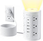 AnnTane Power Strip Tower with Night Light, 15W Surge Protector Power Strip by anntane