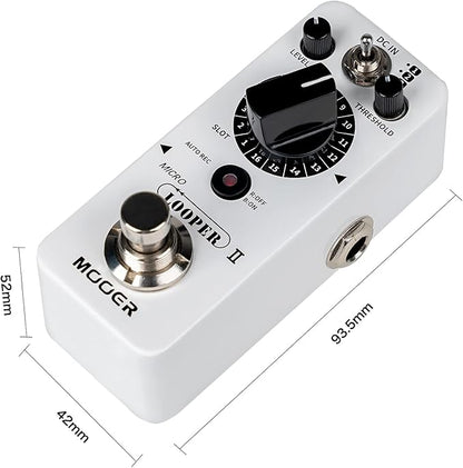 MOOER Micro Looper II Guitar Loop Pedal - Image 7