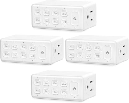 TOPELER Countdown Digital Timer Outlet, Plug-in Timer by TOPELER