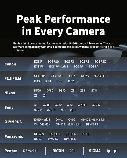 Nextorage 256GB SDXC UHS-II V90 SD Card Japanese Brand pSLC Max. Write Speed - Image 9