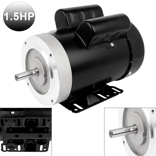 1.5HP Electric Motor 3450RPM Reversible Single Phase 56C Frame General Purpose - Image 3