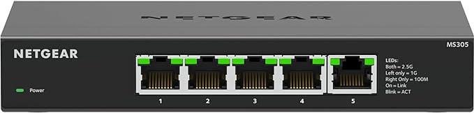 NETGEAR 5-Port Multi-Gigabit Ethernet Unmanaged Essentials Network Switch - - Image 7