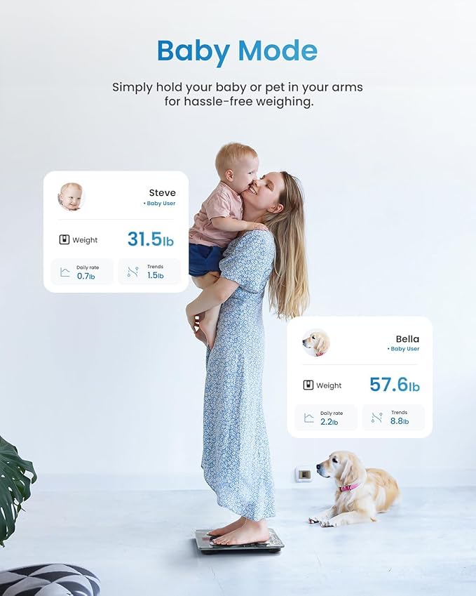 RENPHO Smart Scale for Body Weight, Digital Bathroom Scale BMI Weighing - Image 6