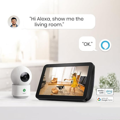aosu 2K Security Camera Indoor, Baby Monitor Pet Camera 360-Degree - Image 8