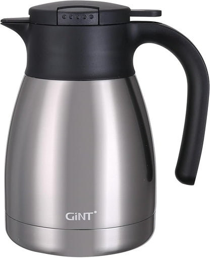 GiNT 34Oz Thermal Coffee Carafe, Insulated Stainless Steel Coffee Carafes by WelcometoGiNT