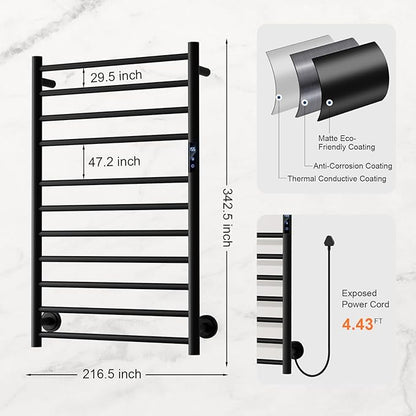 Towel Warmer Rack, Heated Towel Racks - Image 2