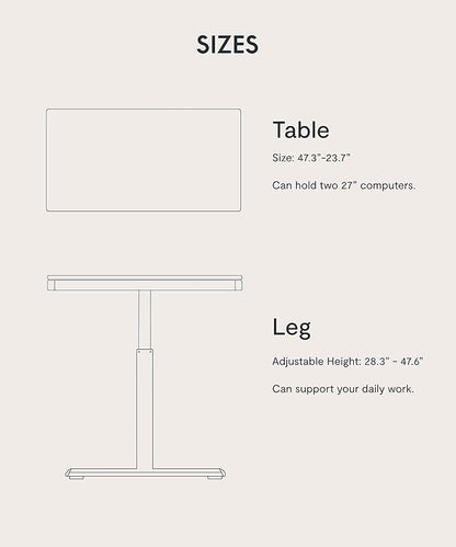 SANODESK Standing Desk with Drawer, Electric Height Adjustable Home Office Desk - Image 8