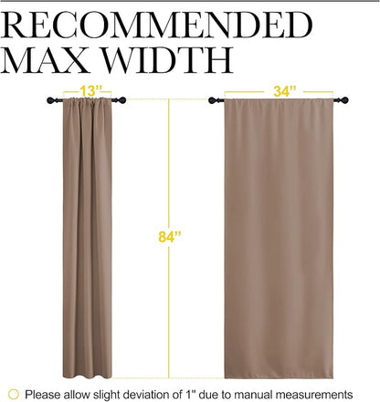 NICETOWN Kitchen Window Blackout Curtains - Image 7
