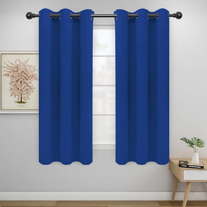 Easy-Going Blackout Curtains for Bedroom, Solid Thermal Insulated Grommet and by Easy-Going