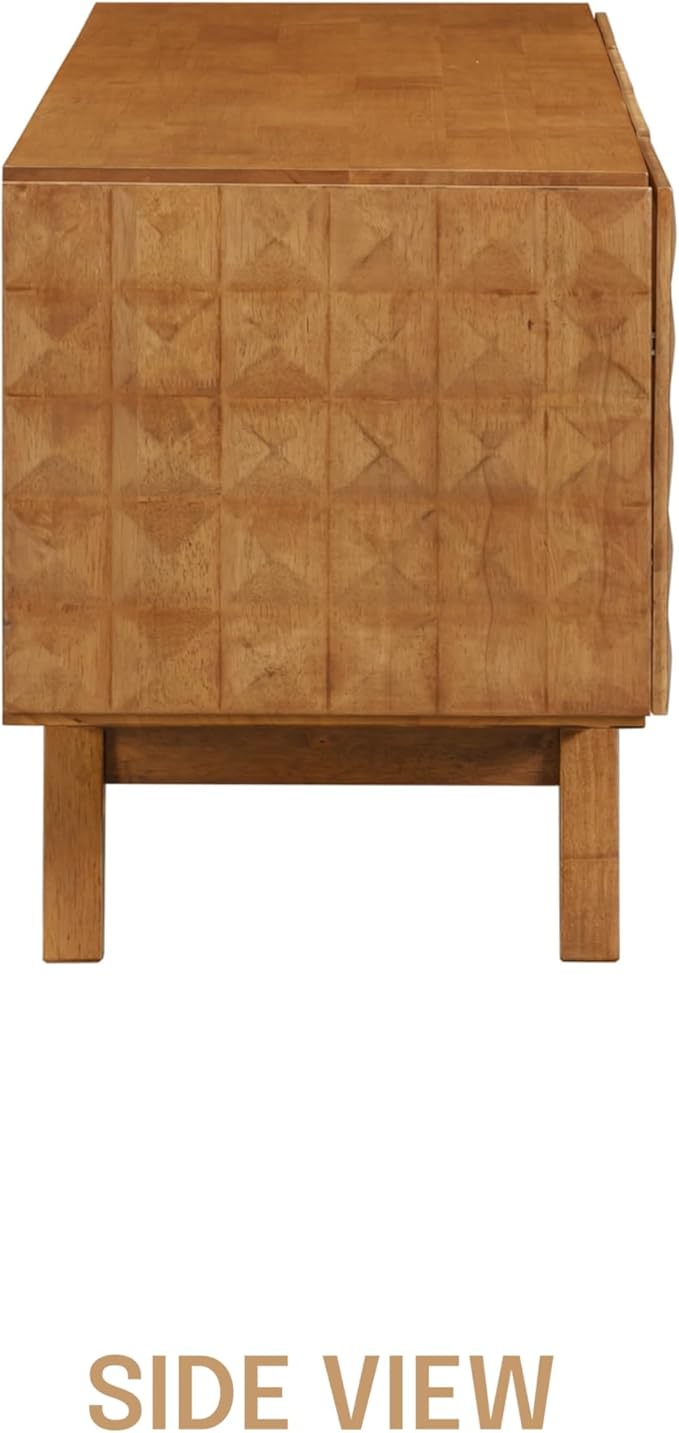NTC Sapa Mid-Century Modern Solid Wood TV Stand 4-Door Media Console - Image 9